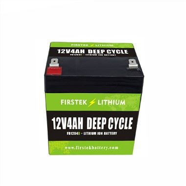 Batri LiFePO4 Beicio Dwfn 12V4AH