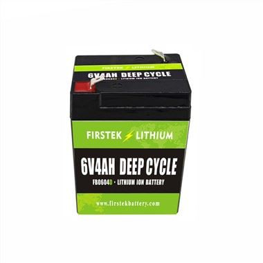 Batri LiFePO4 Beicio Dwfn 6V4AH