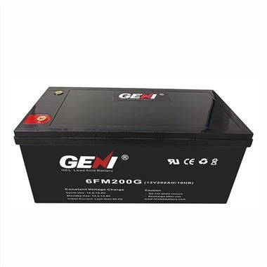 GEL 12V 200AH Batri Asid Plwm wedi'i Selio