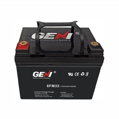 Batri Asid Plwm Wedi'i Selio wrth Gefn 12V 33AH