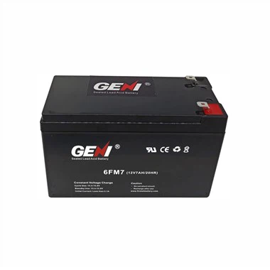Batri Asid Plwm Wedi'i Selio wrth Gefn 12V 7AH